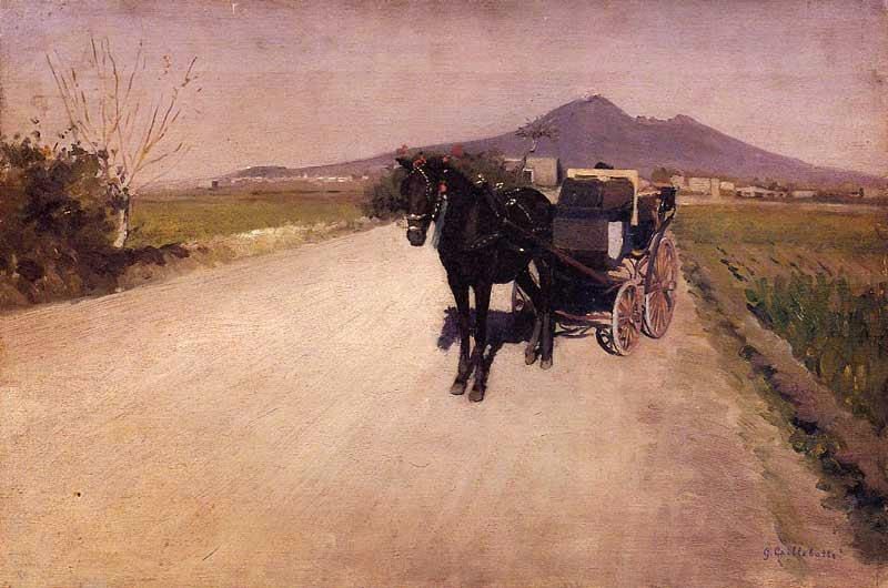 Gustave Caillebotte A Road Near Naples